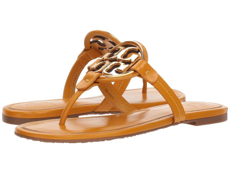 tory burch miller crystal metal embellished sandals