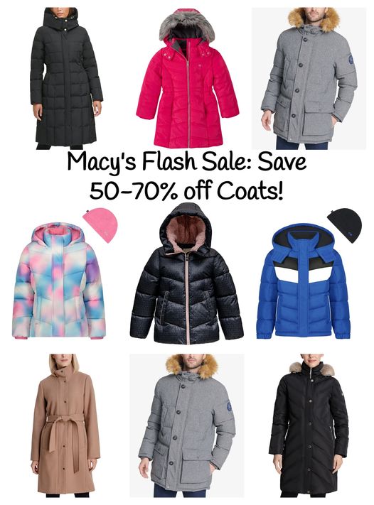 Macy S Flash Sale Save 50 70 Off Coats Wear It For Less